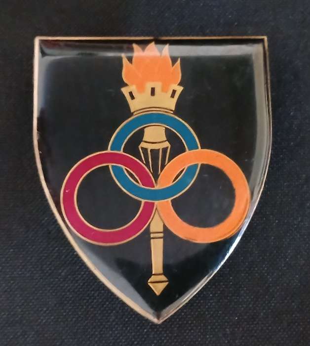 SADF ORDNANCE SERVICES SCHOOP SHOULDER FLASH                           D173