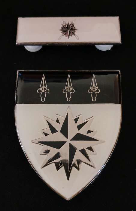 SADF 1 RECCE REGIMENT SHOULDER FLASH WITH COMMAND BAR                  L7