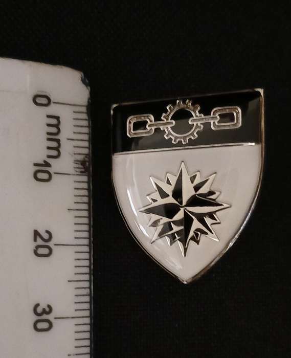 Reconnaissance Regt Support Unit pocket fob badge (Recce Supply)  Size: 22mm x 25mm    L18