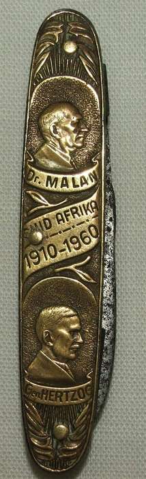 Pocket Knife - Malan-Hertzog-Strijdom-Verwoerd  VOORWAARTS 1910-1960