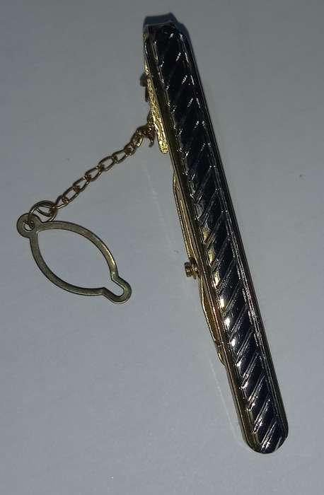 Tie clip 6cm Gold and Silver colour