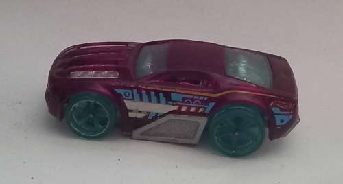 Hot Wheels 2004 Horseplay Clear Purple/Teal Wheels