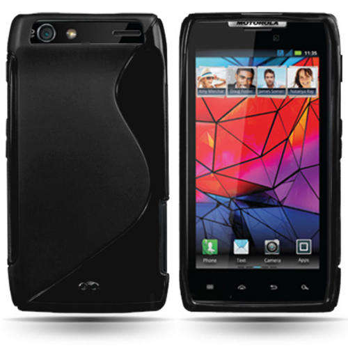 S-Line Pouch for Motorola Droid Razr XT910 (Black TPU)