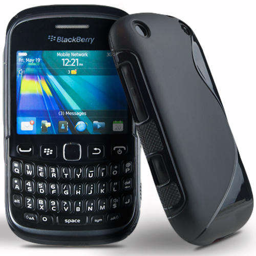 S Line Gel Case for Blackberry Curve 9220 9320 (Black)