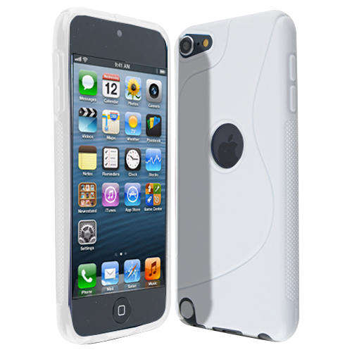 Apple iPod Touch 5 Cover (White) + Screen Protector