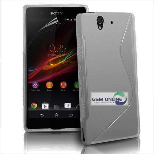 S-Line Case Cover Pouch for Sony Xperia Z (Smoke) + Screen Protector
