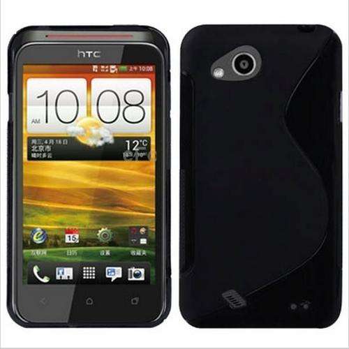 TPU S-Line Cover for HTC Desire VC T328D (Black) - Cheap Shipping