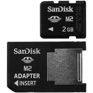 SANDISK MEMORY STICK M2 TO MEMORY STICK PRO DUO ADAPTOR/READER (NO MEMORY CARD INCLUDED)