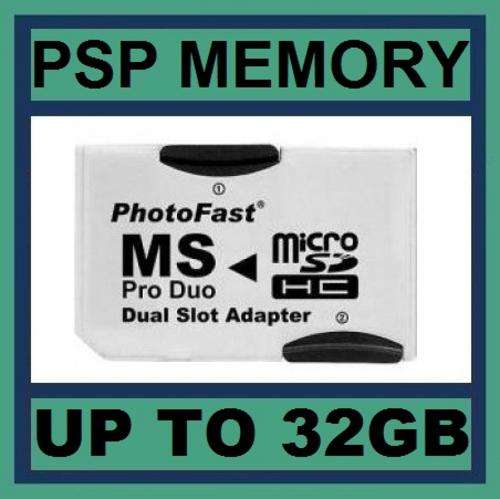 Micro SD to MS Pro Duo Adapter Dual Slots
