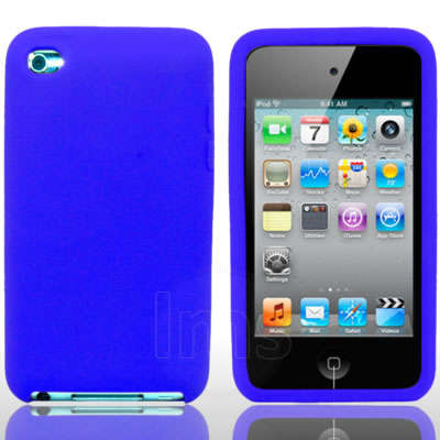 Soft Silicone Skin for Ipod Touch 4 Blue