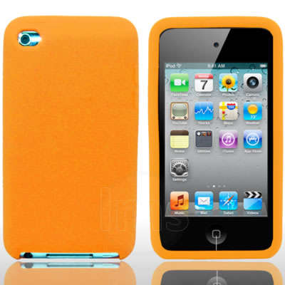 Soft Silicone Skin for Ipod Touch 4 Orange
