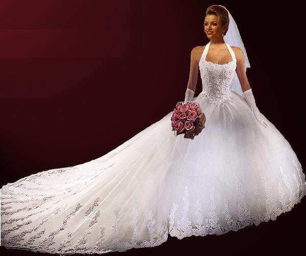 Wedding dress made to fit