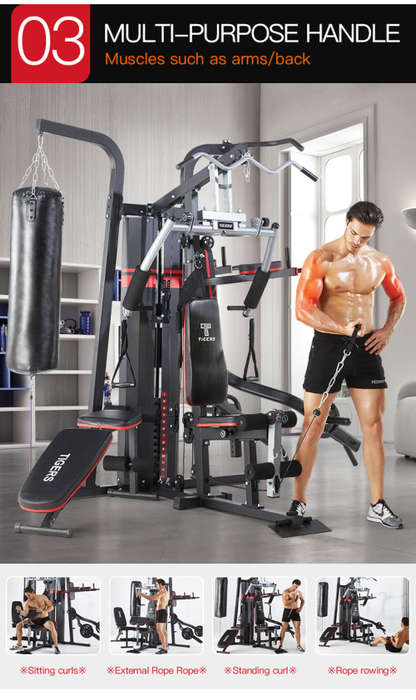Tecno Train 2024 4 Station Multigym Home Gym All In One Fitness Set
