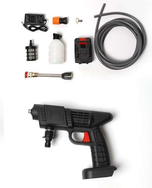 Car home portable rechargeable high-pressure water gun high-power lithium battery