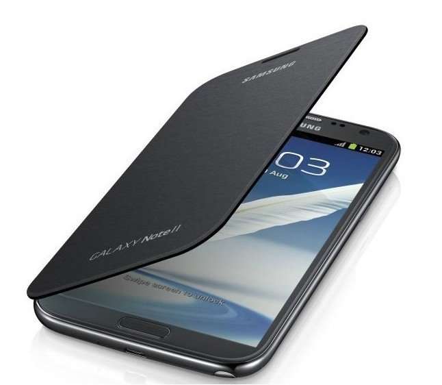 Samsung Galaxy Note 2 N7100 Official Design Flip Cover with NFC back battery Case