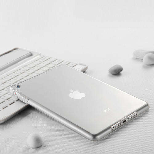 Crystal Clear Transparent Silicone Rubber Gel Skin Case for iPad Mini 1/ mini2 with Retina 7.9