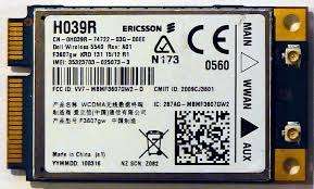 DELL Wireless 5540 DW5540 3G GPS HSDPA WWAN Card Ericsson F3607gw H039R TNJHJ