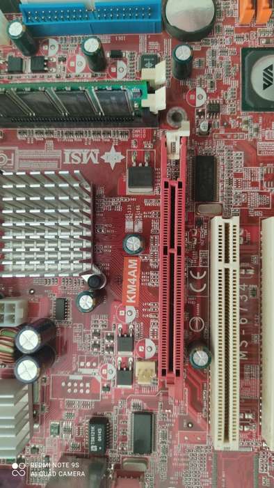 MSI KM4M Motherboard + AMD CPU + Ram + CPU Cooler ***Tested and working***