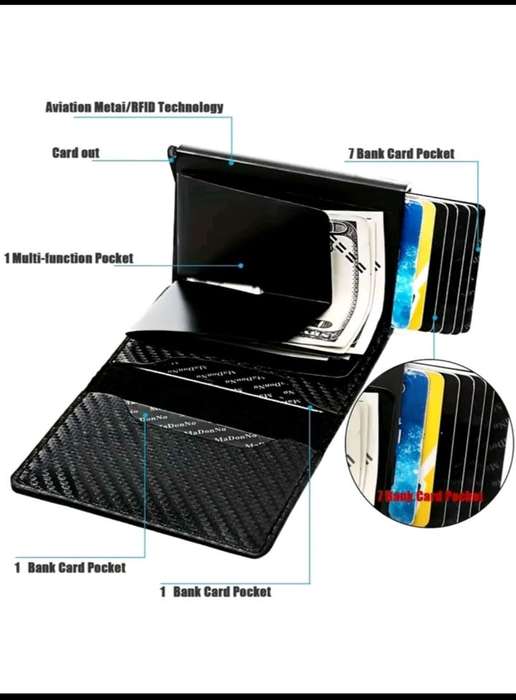 wallet + card holder (anti-tap)