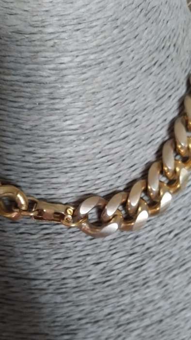 Thick Interlocked Gold Plated Chain