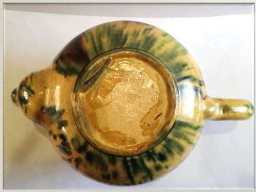 Julio G Ferrer glazed earthenware tea pot