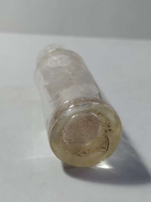 Miniature glass bottle