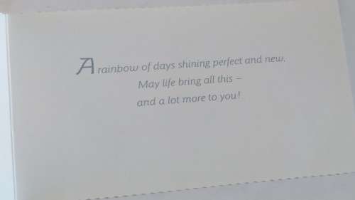 Farewell card  +  envelope
