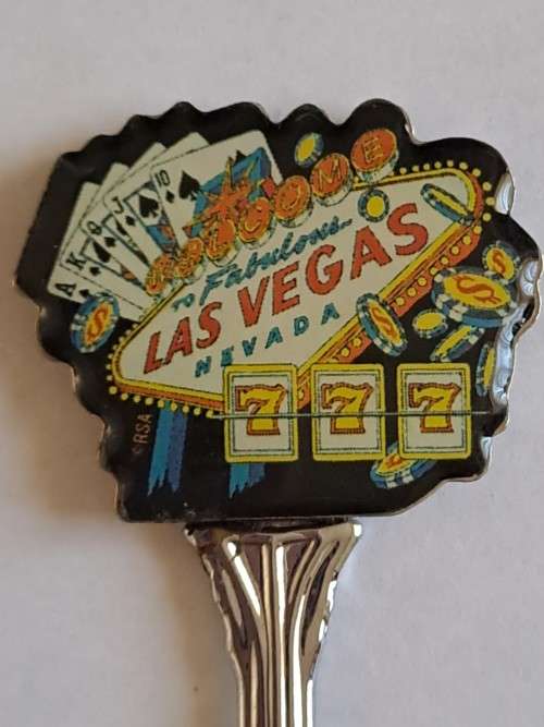 Vintage souvenir spoon -Las Vegas Nevada