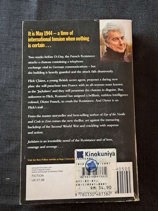 Ken Follet  - Jackdaws - Paperback/Softcover - Pages 595 - As per photo`s