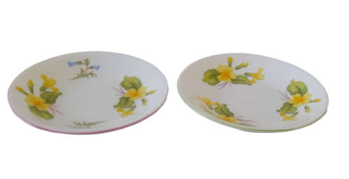 Shelley England Fine Bone China Mini Plates (8cm) and Spoon