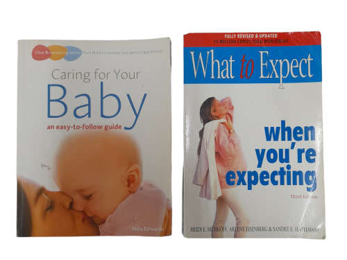 Pregancy and baby parenting books x 7