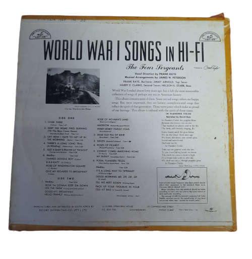 The Four Sergeants World War 1 Songs in Hi-Fi