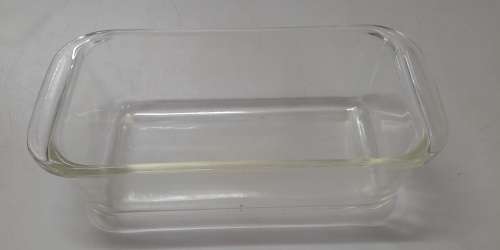 Pyrex 213 Clear Glass Loaf Pan Bread Baking Dish 1.5 QT. USA