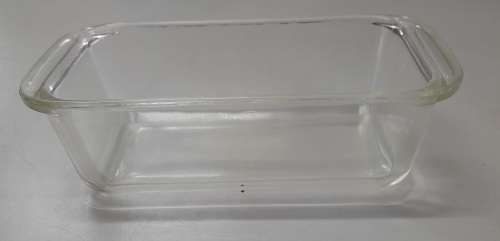 Pyrex 213 Clear Glass Loaf Pan Bread Baking Dish 1.5 QT. USA