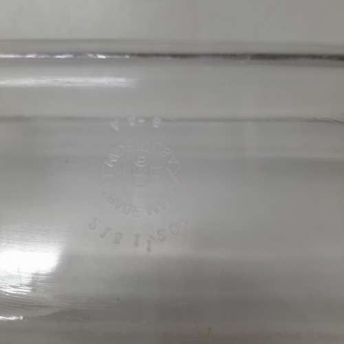 Pyrex 213 Clear Glass Loaf Pan Bread Baking Dish 1.5 QT. USA
