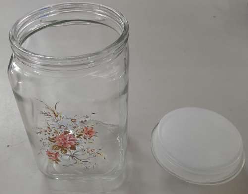 Vintage Glass Candy Jar