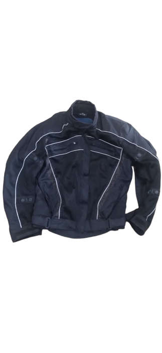 Chaina Black Motorcycle Jacket - Size 42