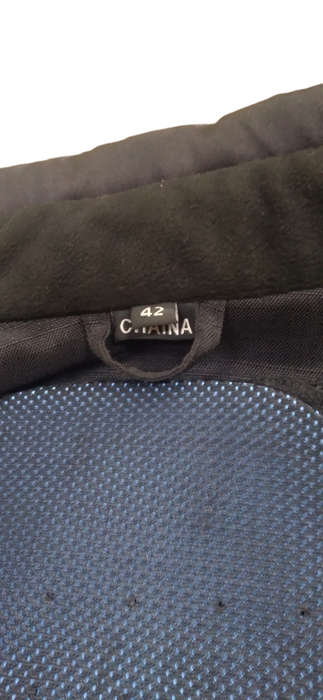 Chaina Black Motorcycle Jacket - Size 42