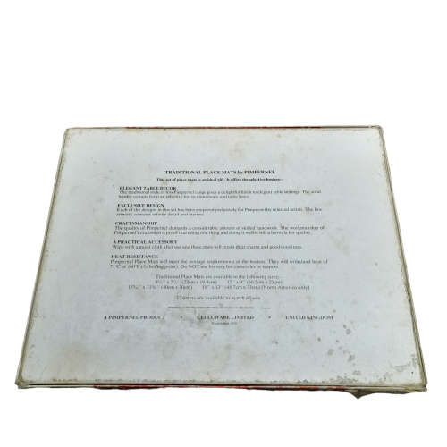 Vintage Pimpernel 6 + 2 Traditional Place Mats - English Cottages