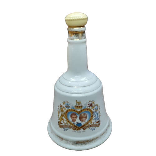 Charles & Diana Bells Whisky Wade Decanter (empty)