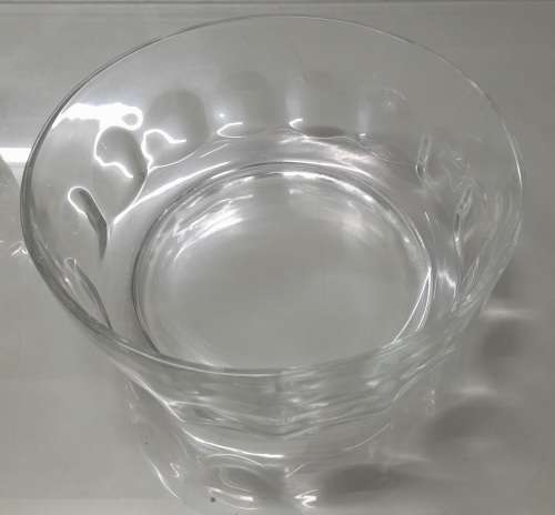 Arcoroc France Thumbprint Trifle Bowl And 12 Matching Sundae Dishes And Medium Thumbprint Bowl