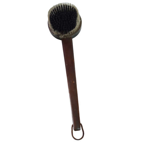 Vintage Solingen Wooden Shower/Bath Brash/Mirror In One