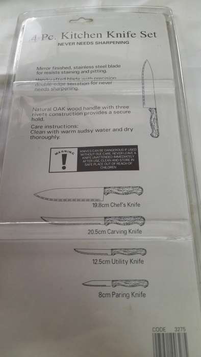 Regent Forge 4 Pc. Kitchen Knife Set