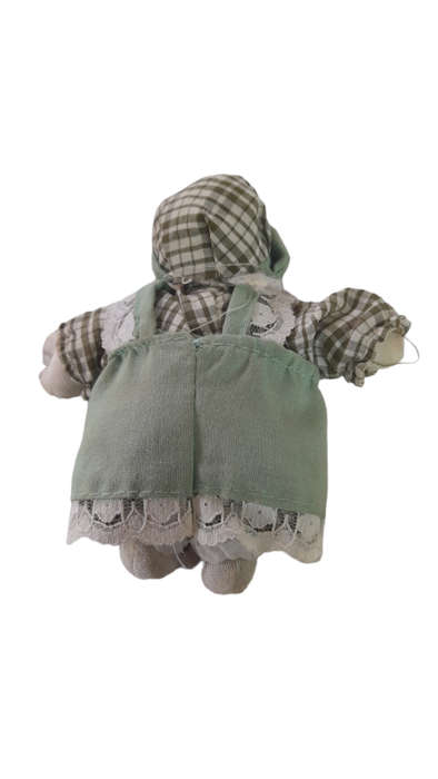 Vintage Porcelain Head With Cloth Sand Filled Bodies Dolls