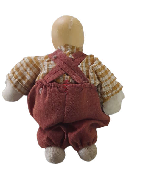 Vintage Porcelain Head With Cloth Sand Filled Bodies Dolls