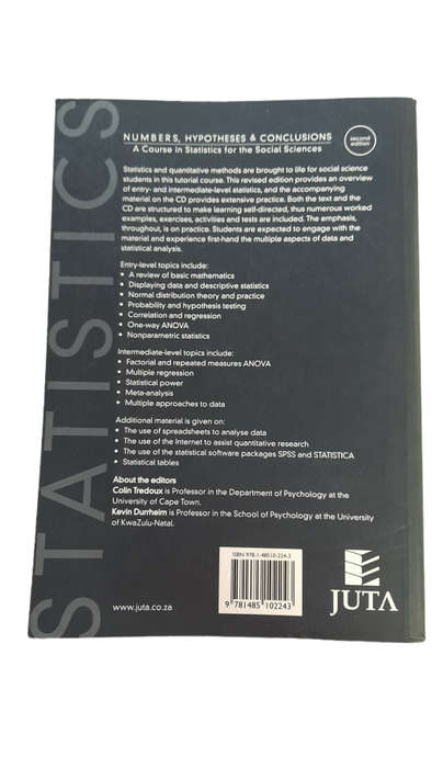Numbers, Hypotheses &Conclusions (Paperback, 2nd Ed) book