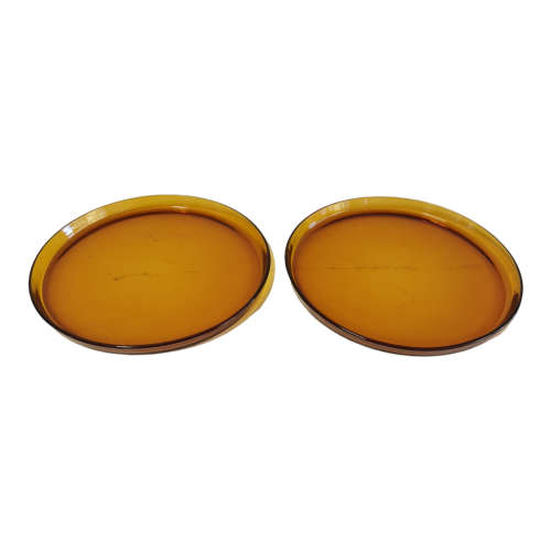 Vintage Duralex France Amber Serving Tray