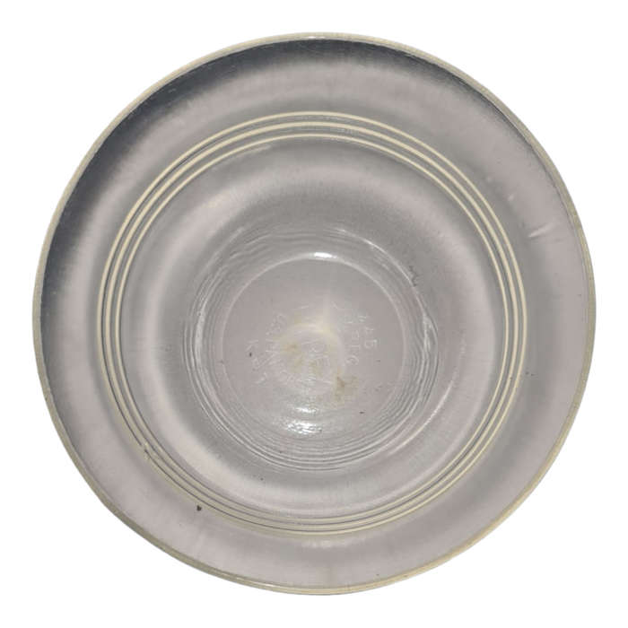 Clear Glass Custard Cups Ramekins Smooth Edge 3 Rings