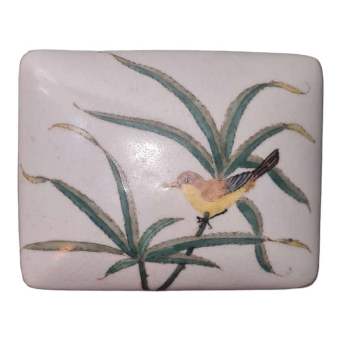 Vintage jewelry box ceramic
