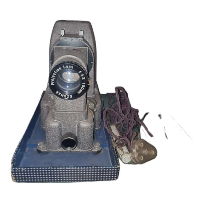 Rare vintage Roman Slide FG-500 Samoca 6 x 6 and 4 x 4 Slide Projector